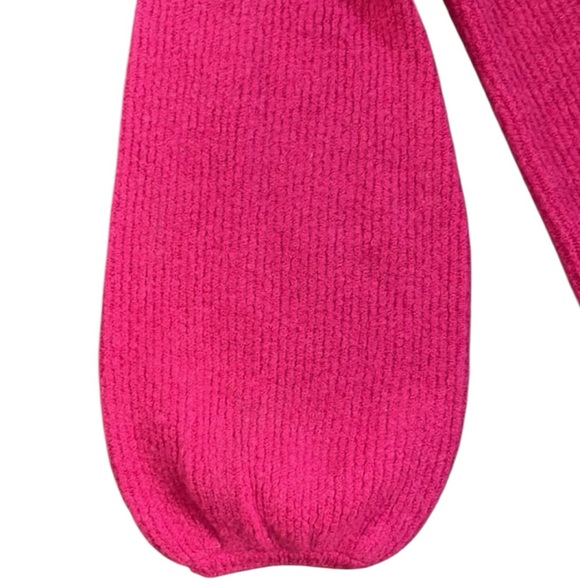 Rachel Roy Shayla in Pink Lotus Mock Neck Balloon Sleeve  L EUC - Picture 8 of 13